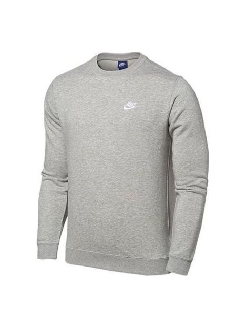 Nike 나이키 캐주얼 스포츠 느슨한 둥근 목 스웨터 회색 804343-063