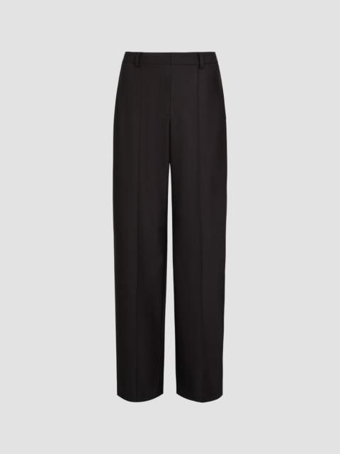 TWP Women's Isla Stretch-Wool Wide-Leg Pants - Chocolate