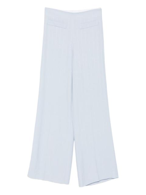 Sandro sequin-striped trousers