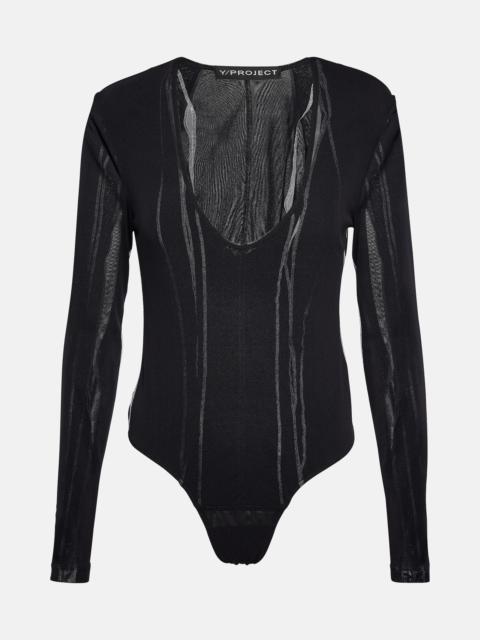 Y/Project Trimmed bodysuit