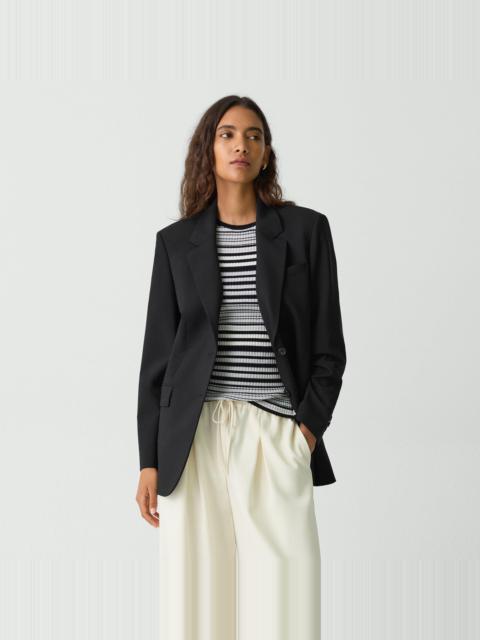 Theory Relaxed Blazer in Stretch Wool