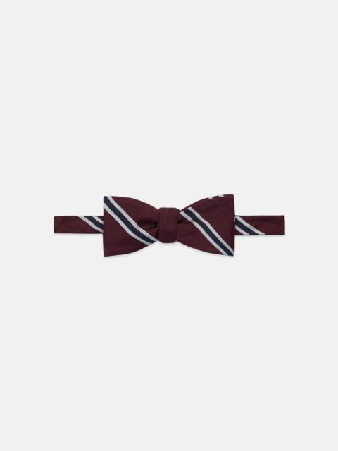 J. PRESS MADE-IN-ENGLAND OLD CHOLMELEIANS REGIMENTAL BOW TIE
