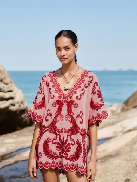 FARM RIO Light Pink Arabesc Dress