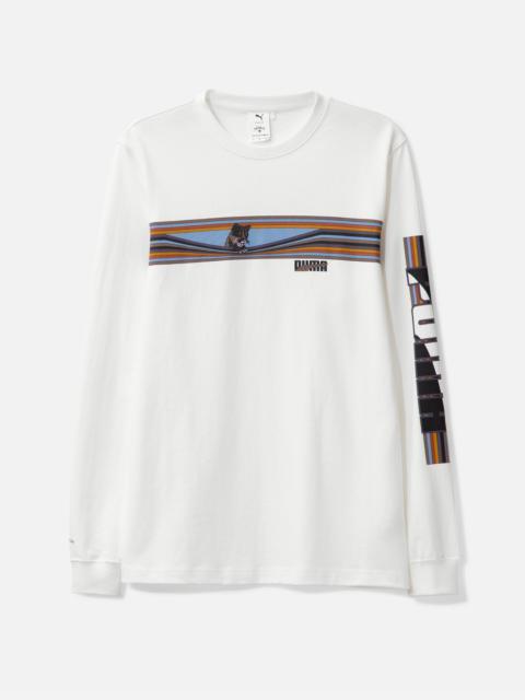 ★★PUMA★★ PUMA x NOAH Graphic Longsleeve 62386202 Puma Puma X Noah Graphic Longsleeve White Longsleeves Puma