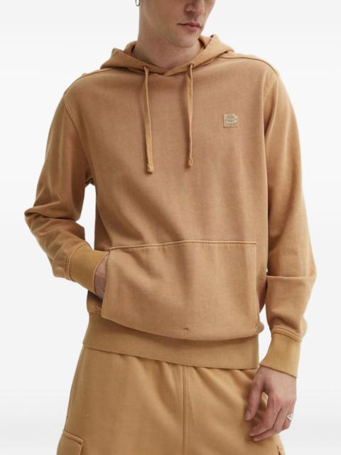 Timberland drawstring patch hoodie