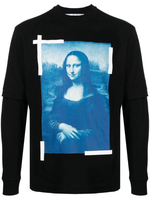 Off-White Monalisa print long-sleeve T-shirt