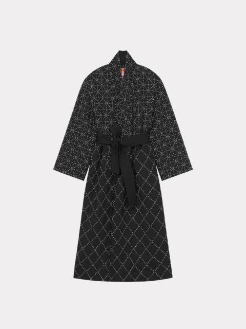 KENZO 'KENZO Sashiko Stitch' genderless long hand-embroidered coat
