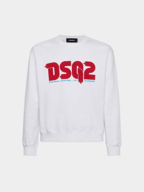 DSQ2 BRUSHED FLEECE COOL FIT SWEATSHIRT