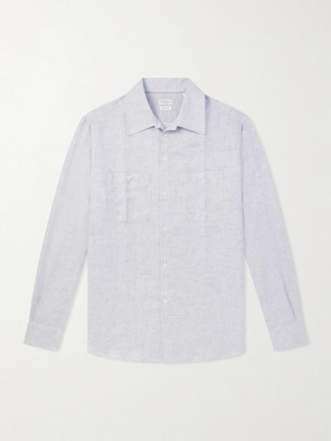 Brunello Cucinelli Hemp, Linen and Cotton-Blend Shirt