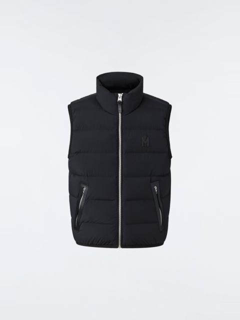 MACKAGE FISHER Agile-360 stretch light down vest with stand collar
