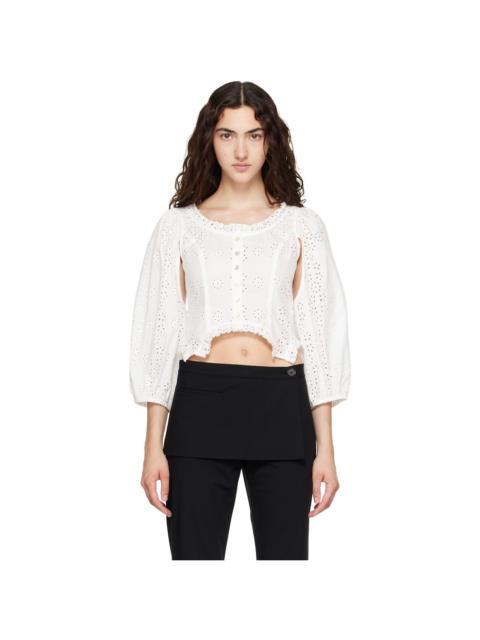 SANDY LIANG White Palisade Blouse