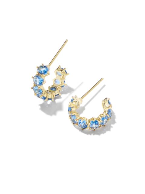 KENDRA SCOTT Cailin Gold December Huggie Earrings