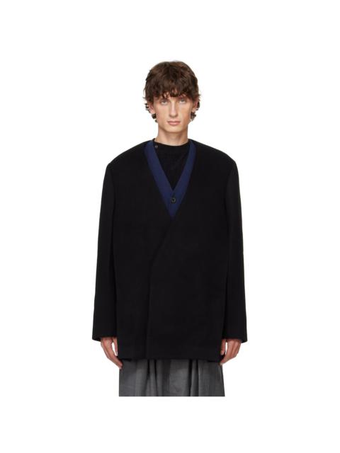 ADER error Black Wool Coat