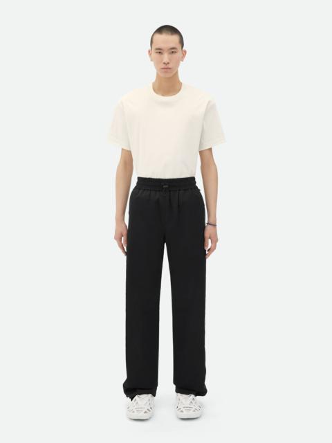 Bottega Veneta Contrasting Zipper Tech Nylon Pants