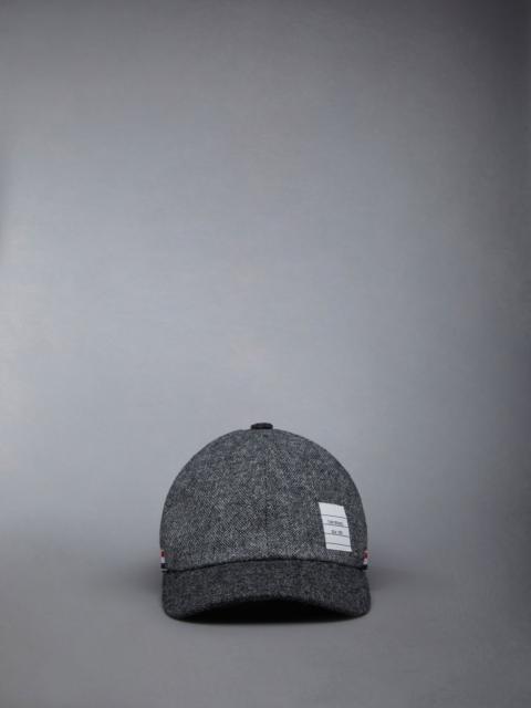 Thom Browne Solid Donegal Tweed 6-Panel Baseball Cap