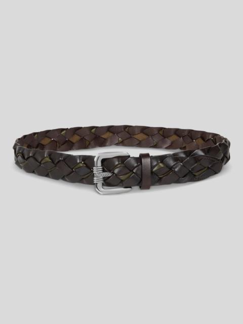 Etro WOVEN LEATHER BELT