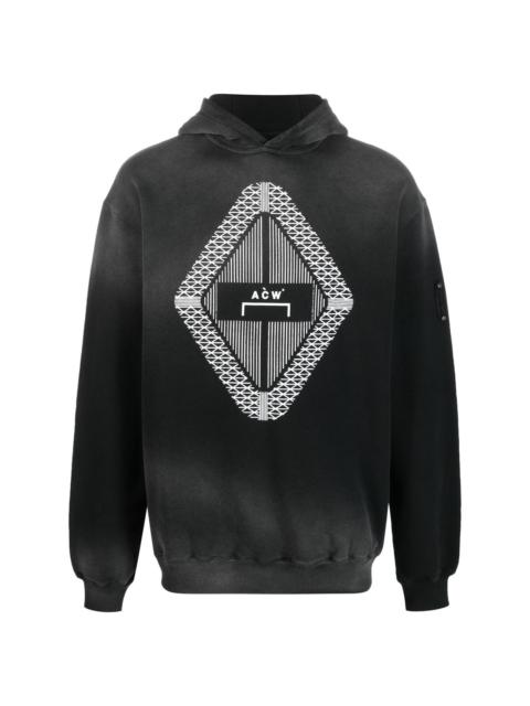 A-COLD-WALL* Gradient logo-print hoodie