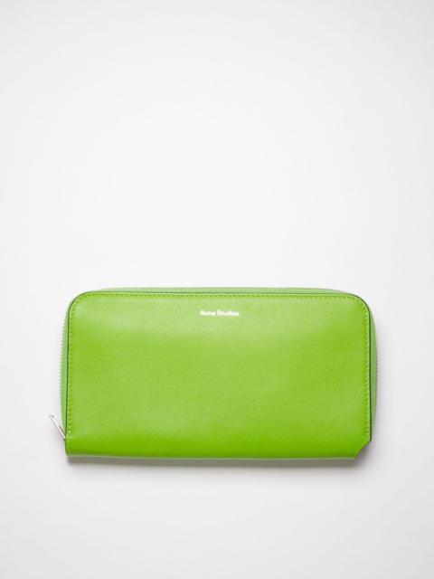Acne Studios Continental wallet - Multi green
