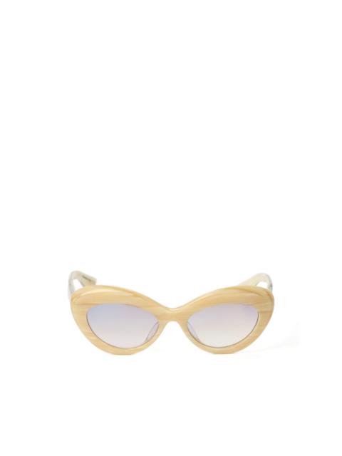 KHAITE oval cat-eye sunglasses