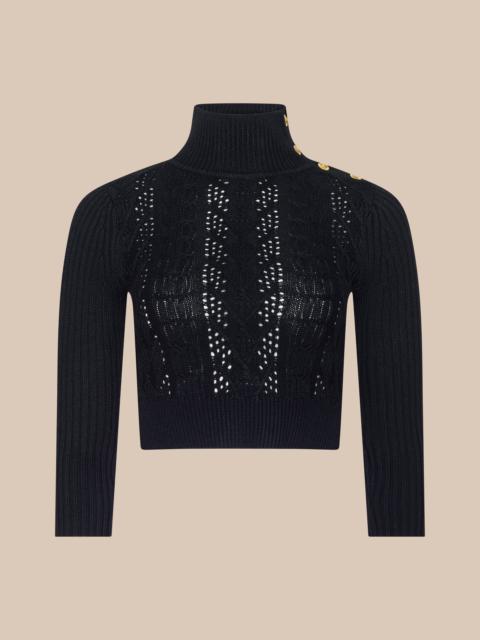 L'AGENCE Kamdyn Cropped Sweater