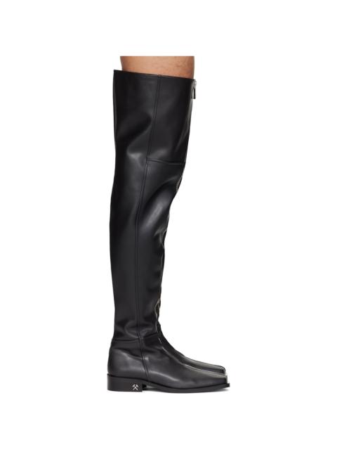 GmbH SSENSE Exclusive Black Adem Overknee Boots