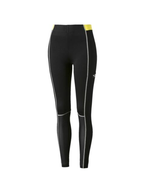 PUMA TZ panelled logo leggings
