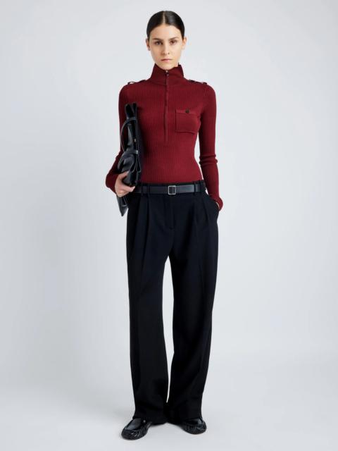 Proenza Schouler Norah Top in Silk Viscose Knit