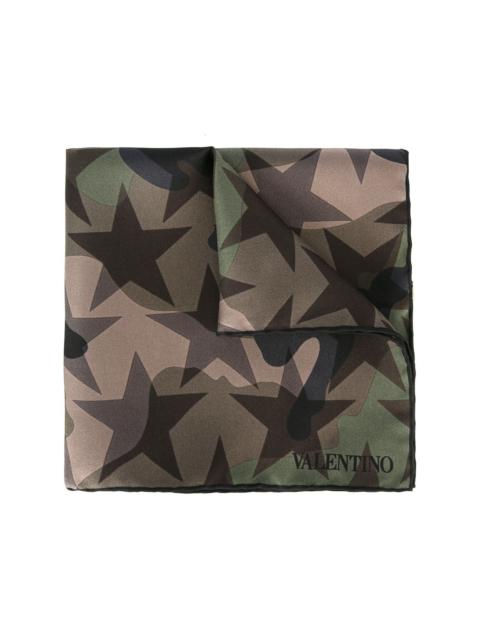 Valentino 'Camustars' pocket square