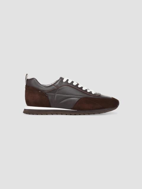 Favorite Daughter Women's Sophia Leather Low-Top Sneakers - Coffee Brown