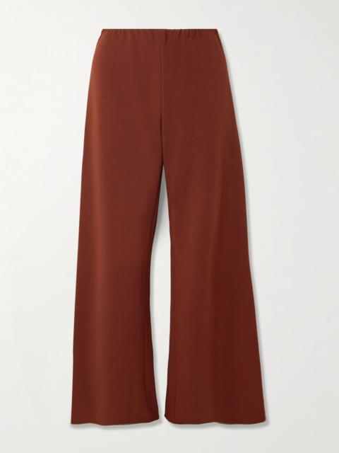 LA LIGNE Colby Recycled Stretch-crepe Wide-leg Pants