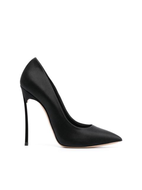 CASADEI Blade Twenties 120mm satin pumps