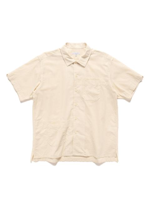 Engineered Garments Camp Shirt Cotton Handkerchief Beige