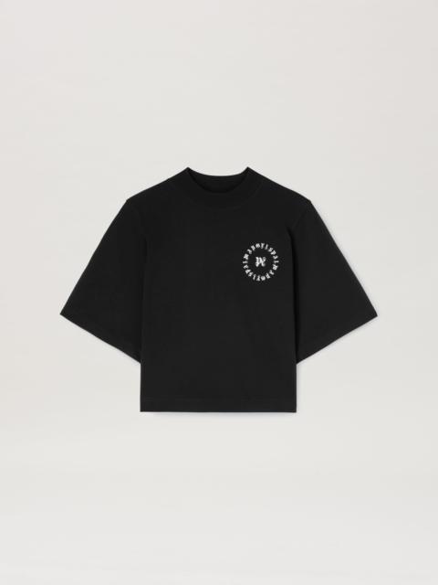 Palm Angels Monogram crop t-shirt