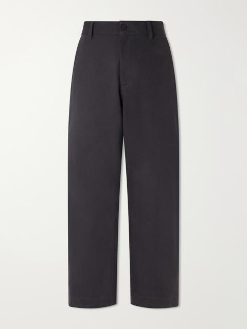 Studio Nicholson Barrel-Leg Cotton-Twill Trousers