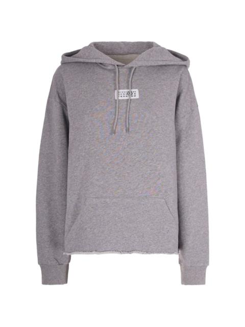MM6 Maison Margiela Numbers-patch hoodie