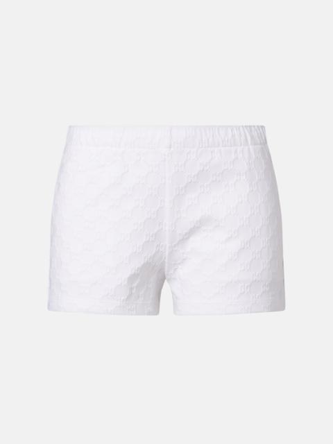 GUCCI GG jersey jacquard shorts