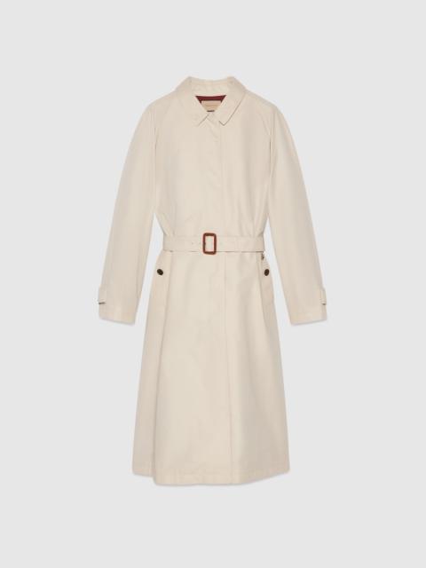 GUCCI Cotton gabardine trench coat