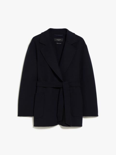 WEEKEND Max Mara ELLISSE Oversized belted wool jacket