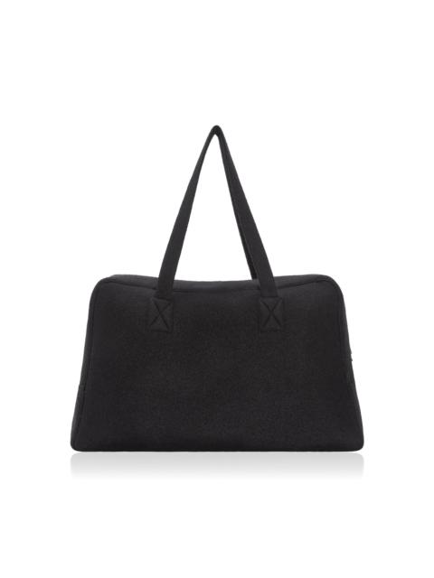 AYA MUSE Jacques Wool Zipper Duffle Bag black