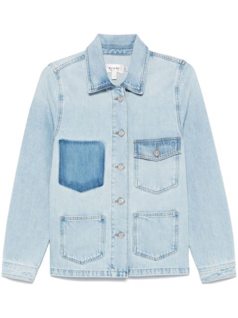 FRAME Blue Chore Denim Jacket