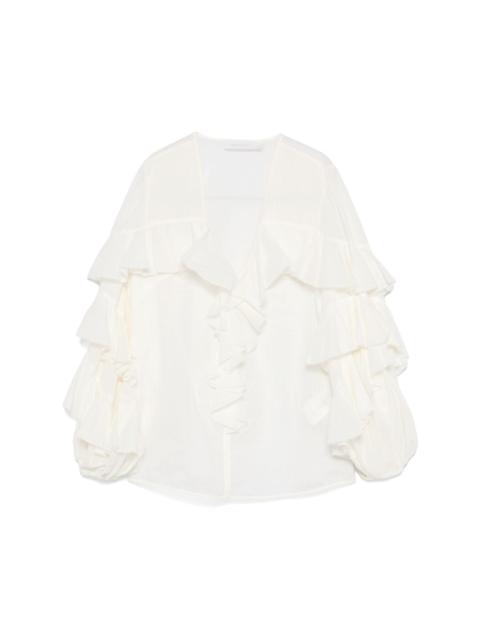 Zimmermann ruffled blouse