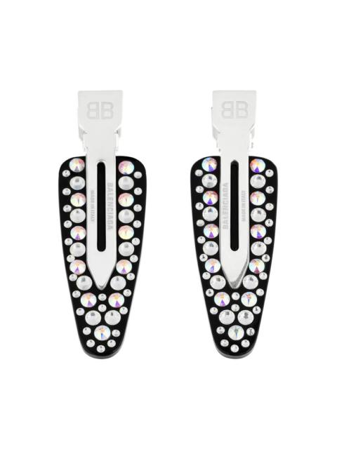 Women's Salon Bb Clip Set 2 in Silver/black