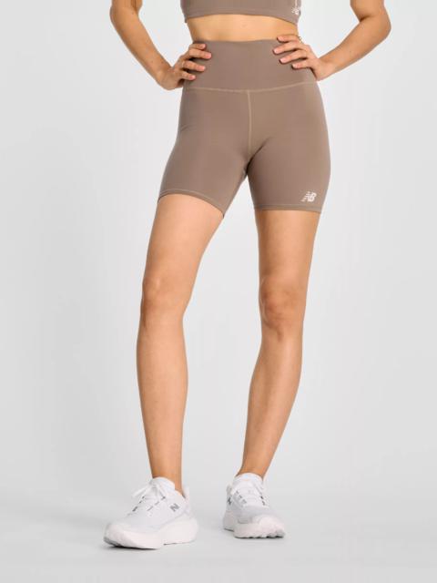 New Balance NB Harmony High Rise Short 6"