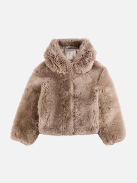 HOGAN Jacket in shearling fur