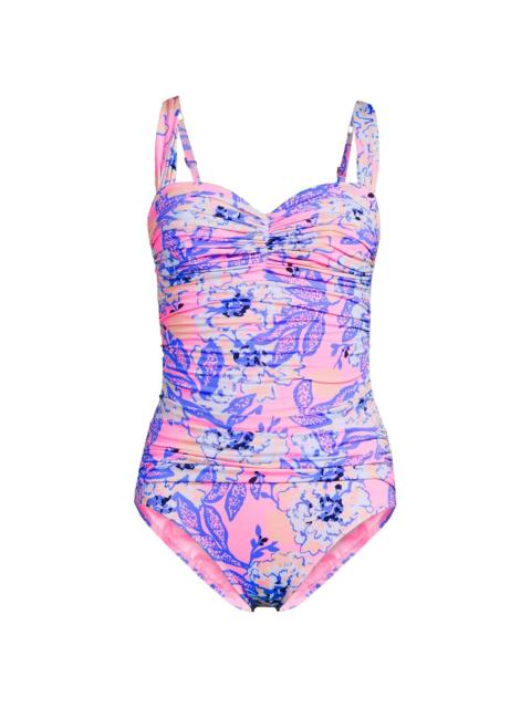 Lilly Pulitzer Women's Solaria Ruched One-Piece Swimsuit - Multi Totally Koalafied