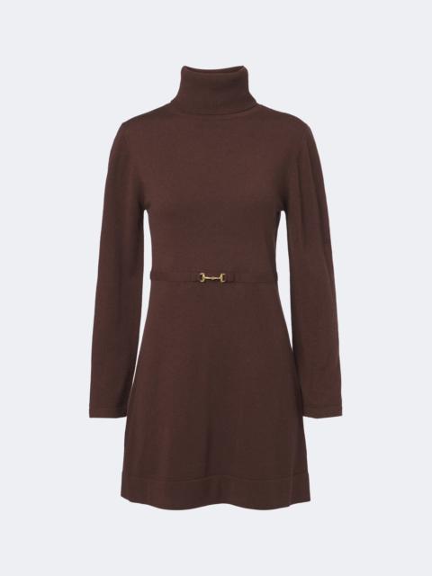 RIXO Aly wool and cashmere sweater dress