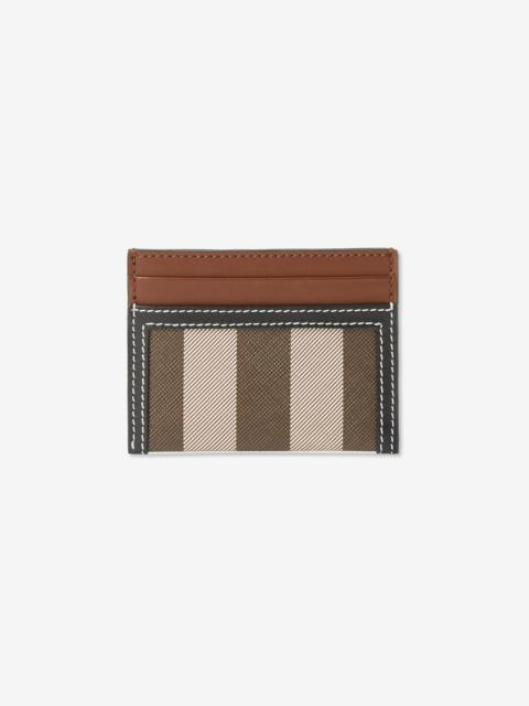 Burberry Check and Two-tone Leather Card Case