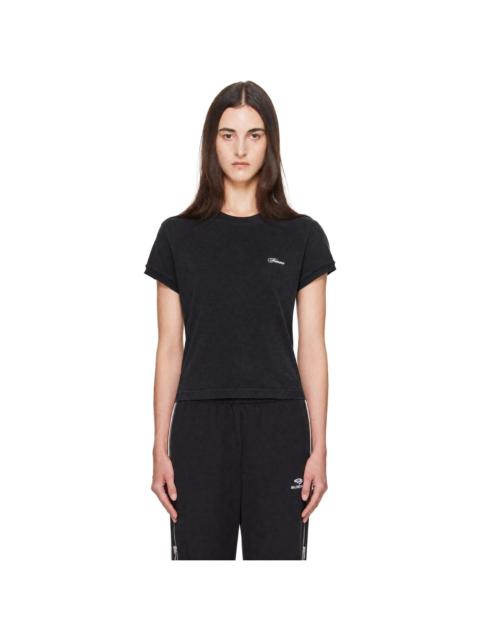 VETEMENTS Black 'Femme' Fitted T-shirt