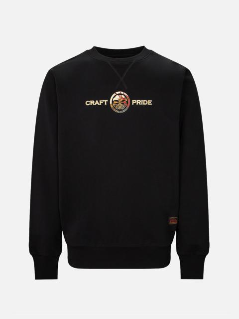 EVISU GRADATED DRAGON-DUO DAICOCK PRINT SWEATSHIRT