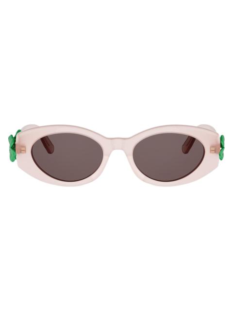 Dior Women's DiorClover B1l 52MM Oval Sunglasses - Shiny Pink Brown